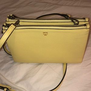 Sunny Yellow MCM Crossbody Purse!